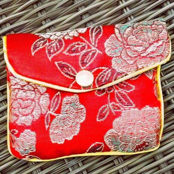 Bags Jacquard Small Jewelry Pouch Poshmark
